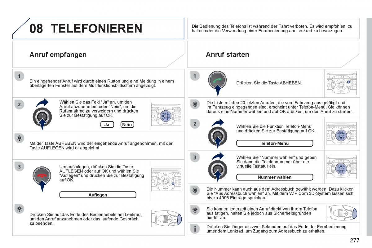 Peugeot 3008 Hybrid Handbuch / page 279