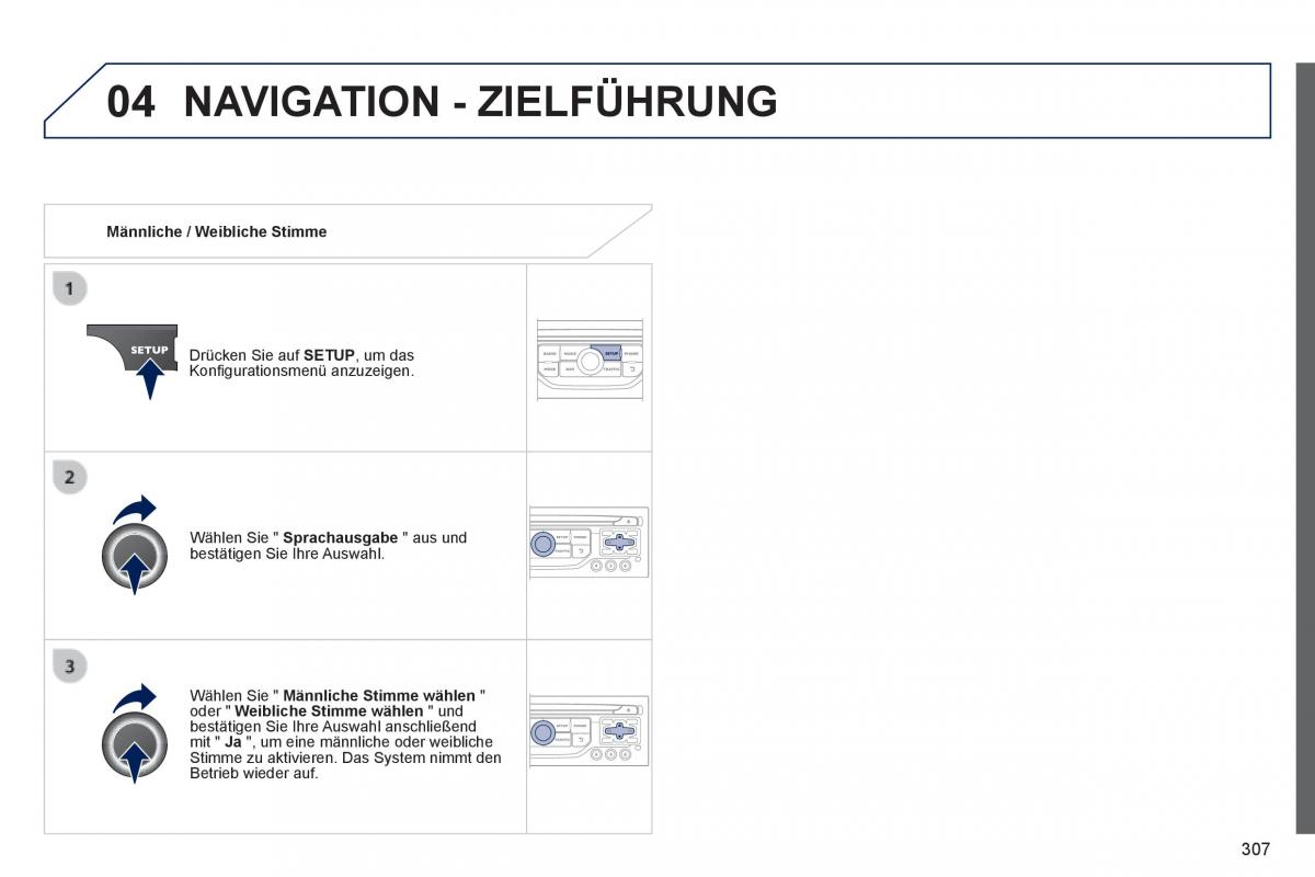 Peugeot 3008 Hybrid Handbuch / page 309