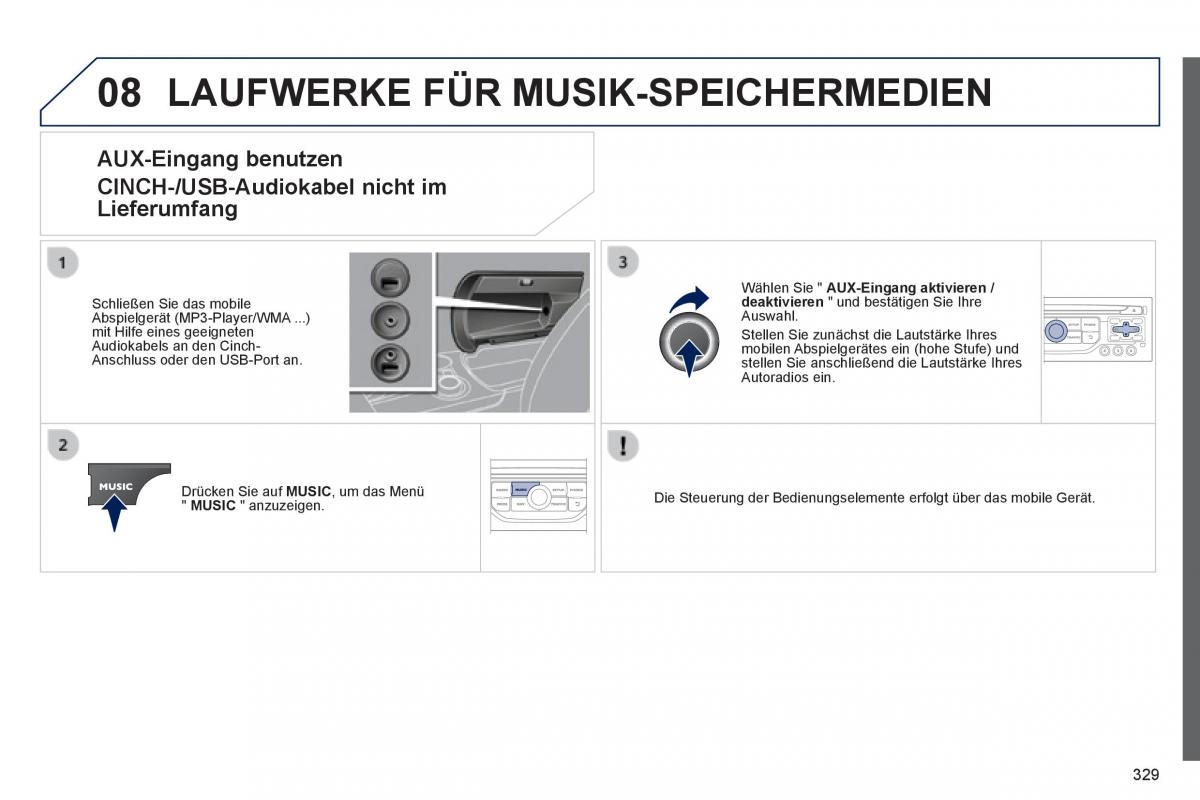 Peugeot 3008 Hybrid Handbuch / page 331