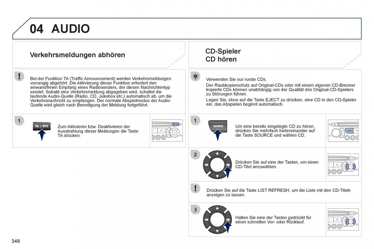 Peugeot 3008 Hybrid Handbuch / page 350