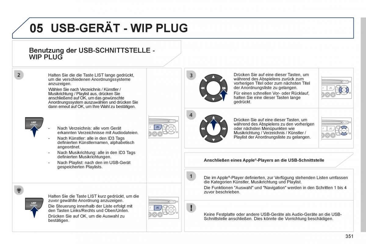 Peugeot 3008 Hybrid Handbuch / page 353