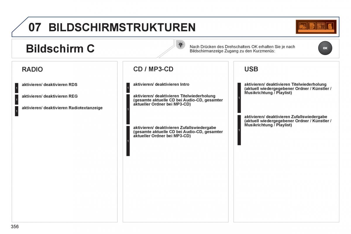 Peugeot 3008 Hybrid Handbuch / page 358