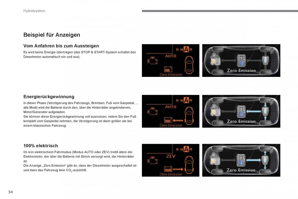 Peugeot 3008 Hybrid Handbuch / page 36