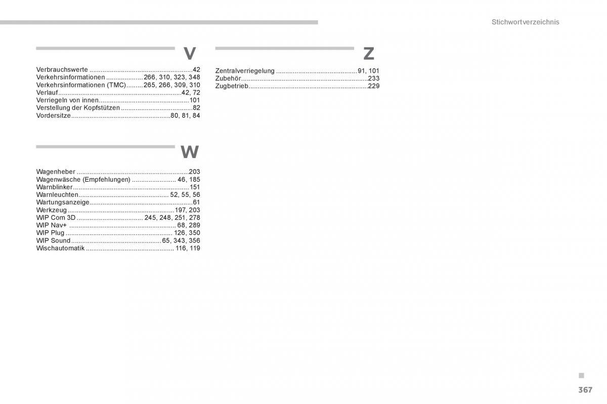 Peugeot 3008 Hybrid Handbuch / page 369