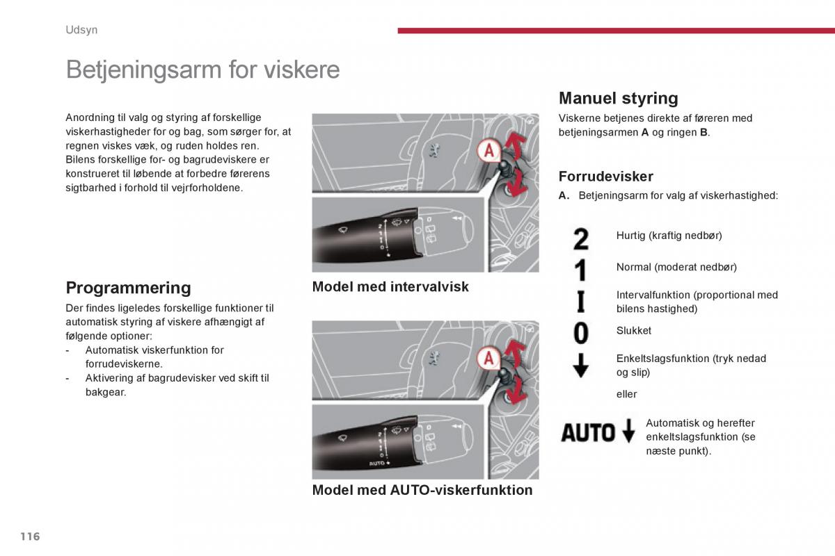 Peugeot 3008 Hybrid Bilens instruktionsbog / page 118