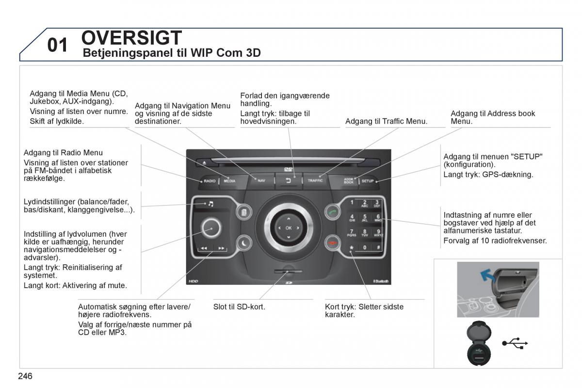 Peugeot 3008 Hybrid Bilens instruktionsbog / page 248