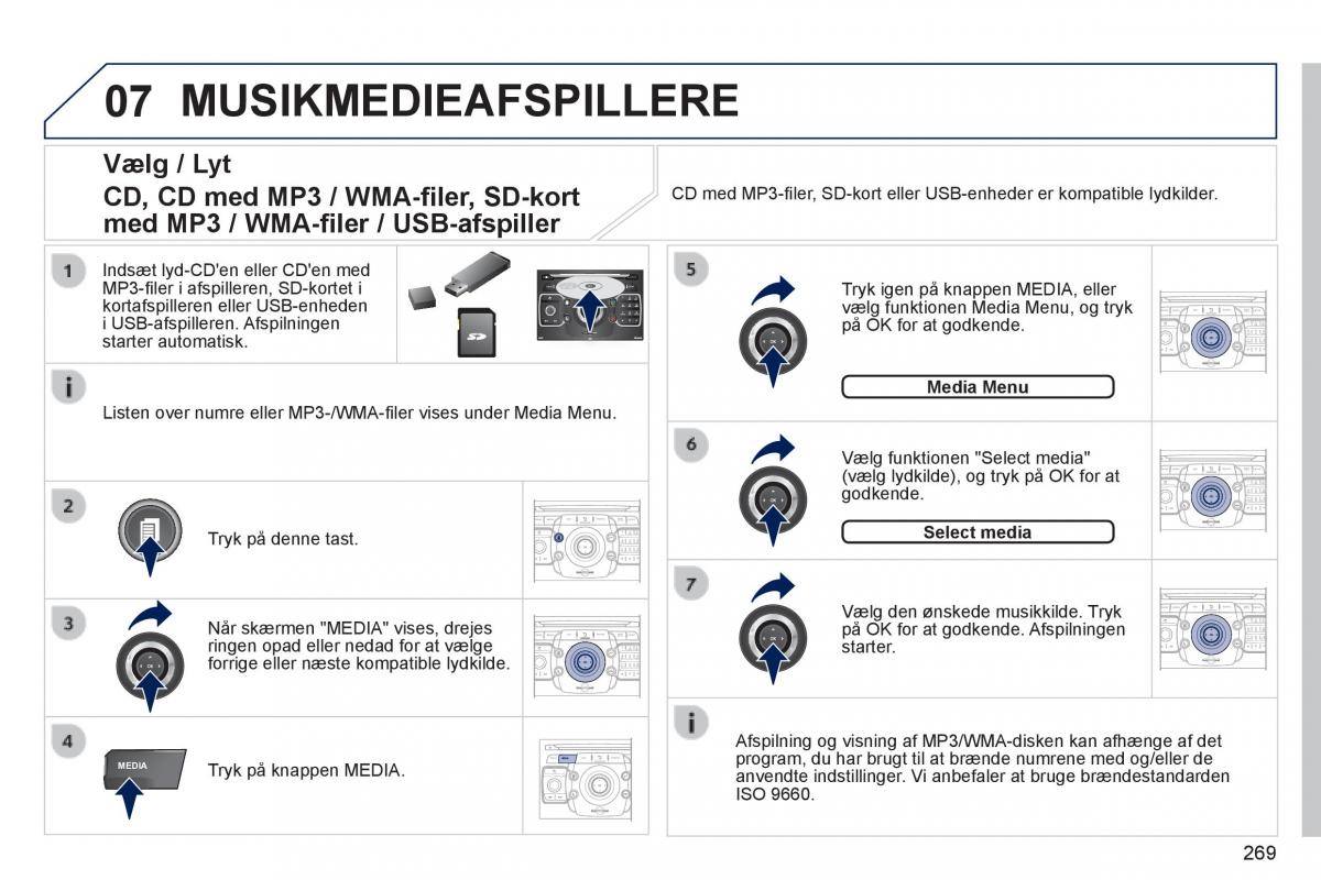 Peugeot 3008 Hybrid Bilens instruktionsbog / page 271