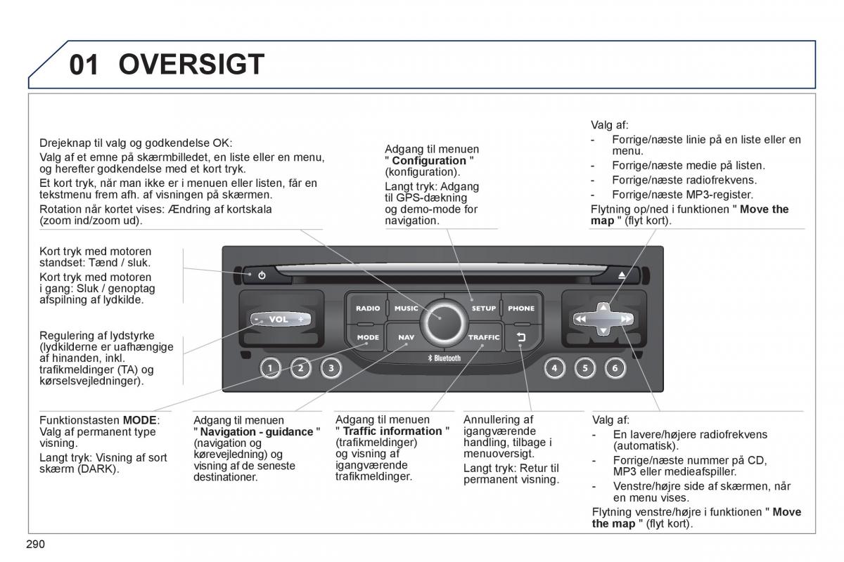 Peugeot 3008 Hybrid Bilens instruktionsbog / page 292