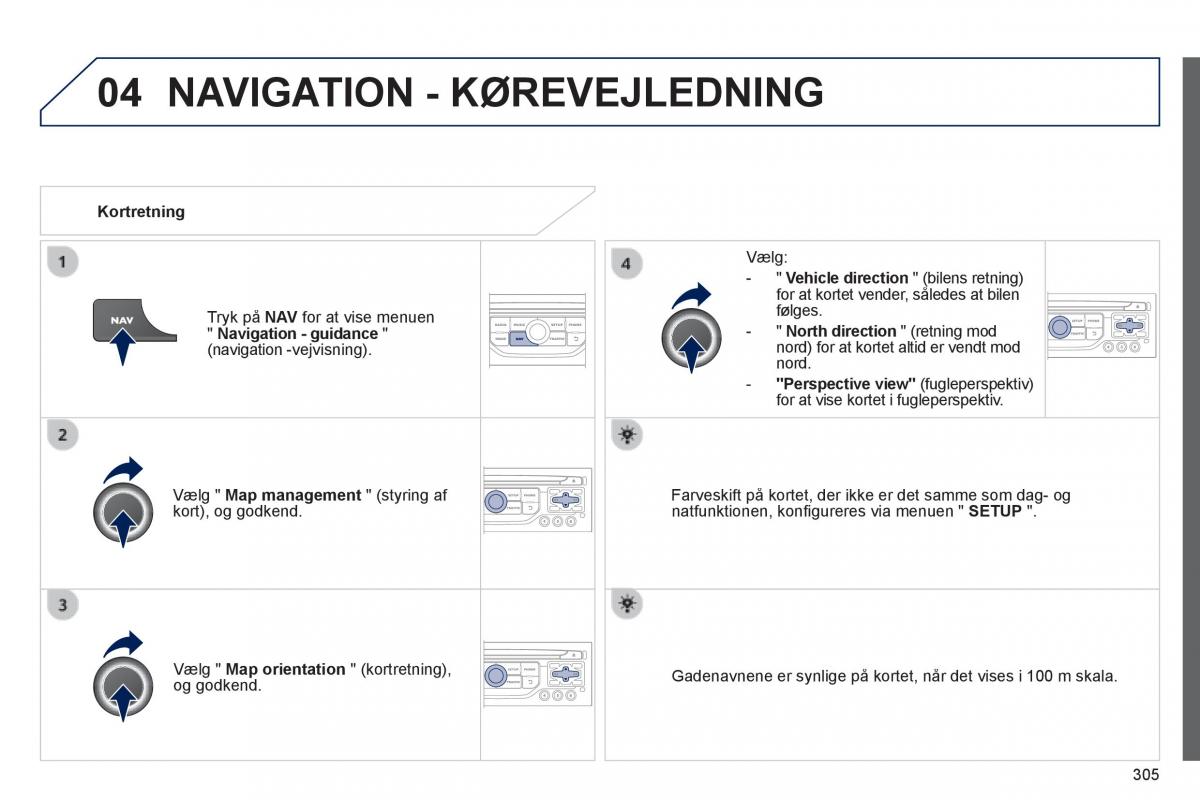 Peugeot 3008 Hybrid Bilens instruktionsbog / page 307