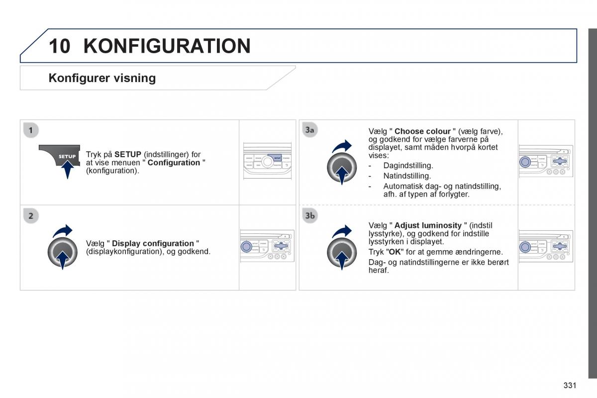 Peugeot 3008 Hybrid Bilens instruktionsbog / page 333