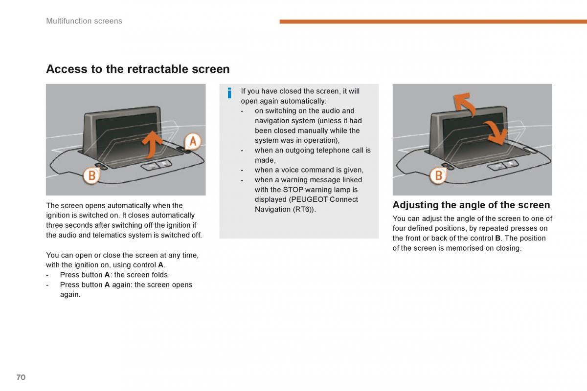 Peugeot 3008 Hybrid owners manual / page 72