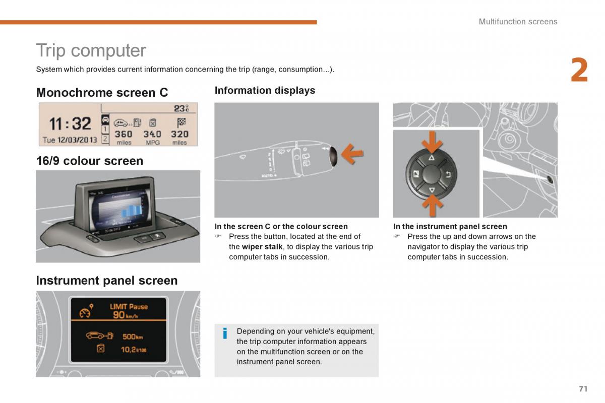 Peugeot 3008 Hybrid owners manual / page 73