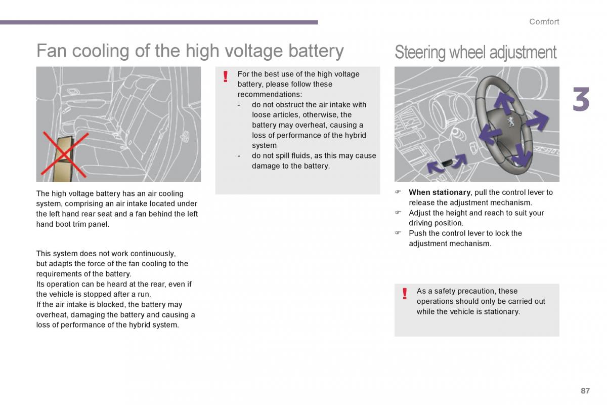 Peugeot 3008 Hybrid owners manual / page 89