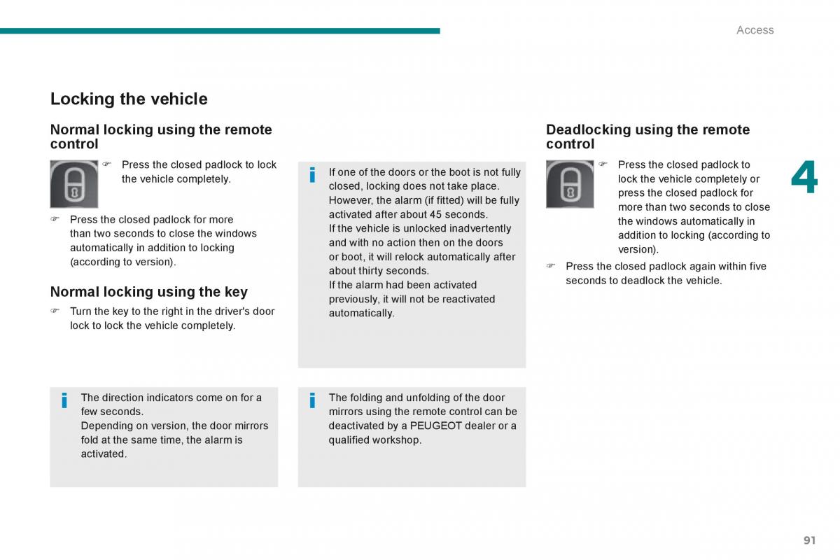 Peugeot 3008 Hybrid owners manual / page 93