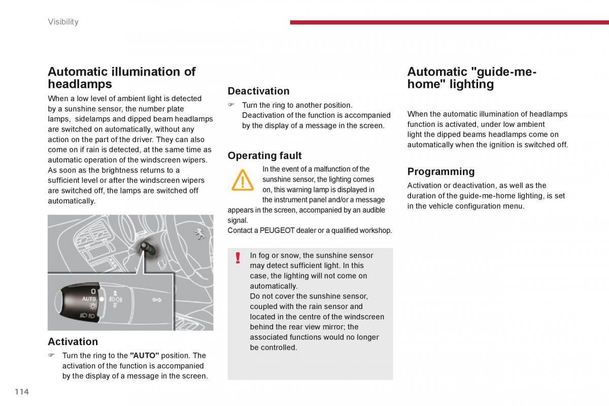 Peugeot 3008 Hybrid owners manual / page 116