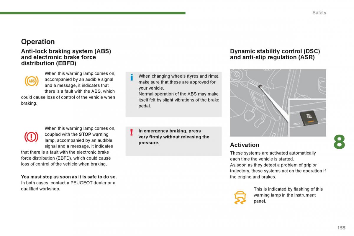 Peugeot 3008 Hybrid owners manual / page 157