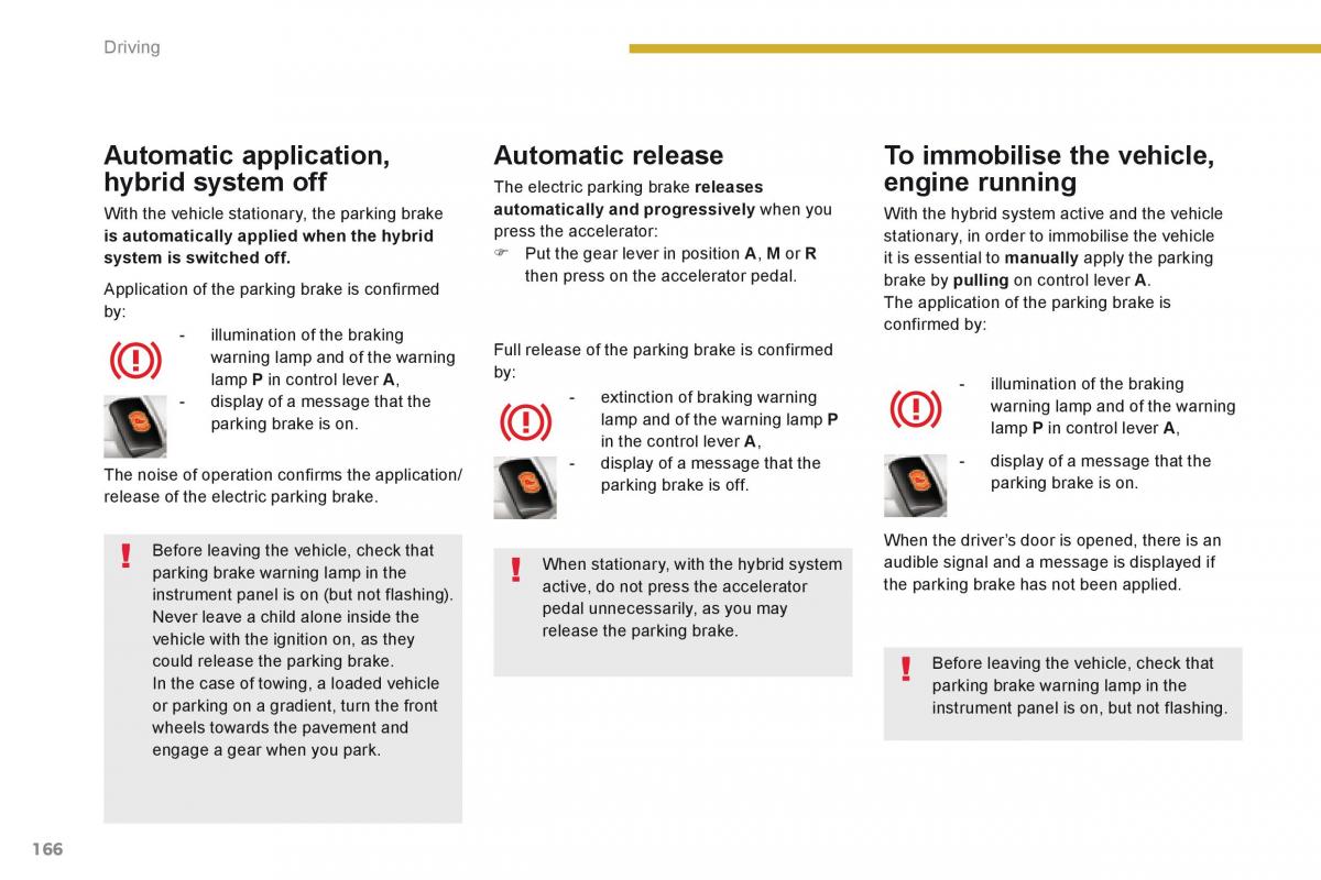 Peugeot 3008 Hybrid owners manual / page 168