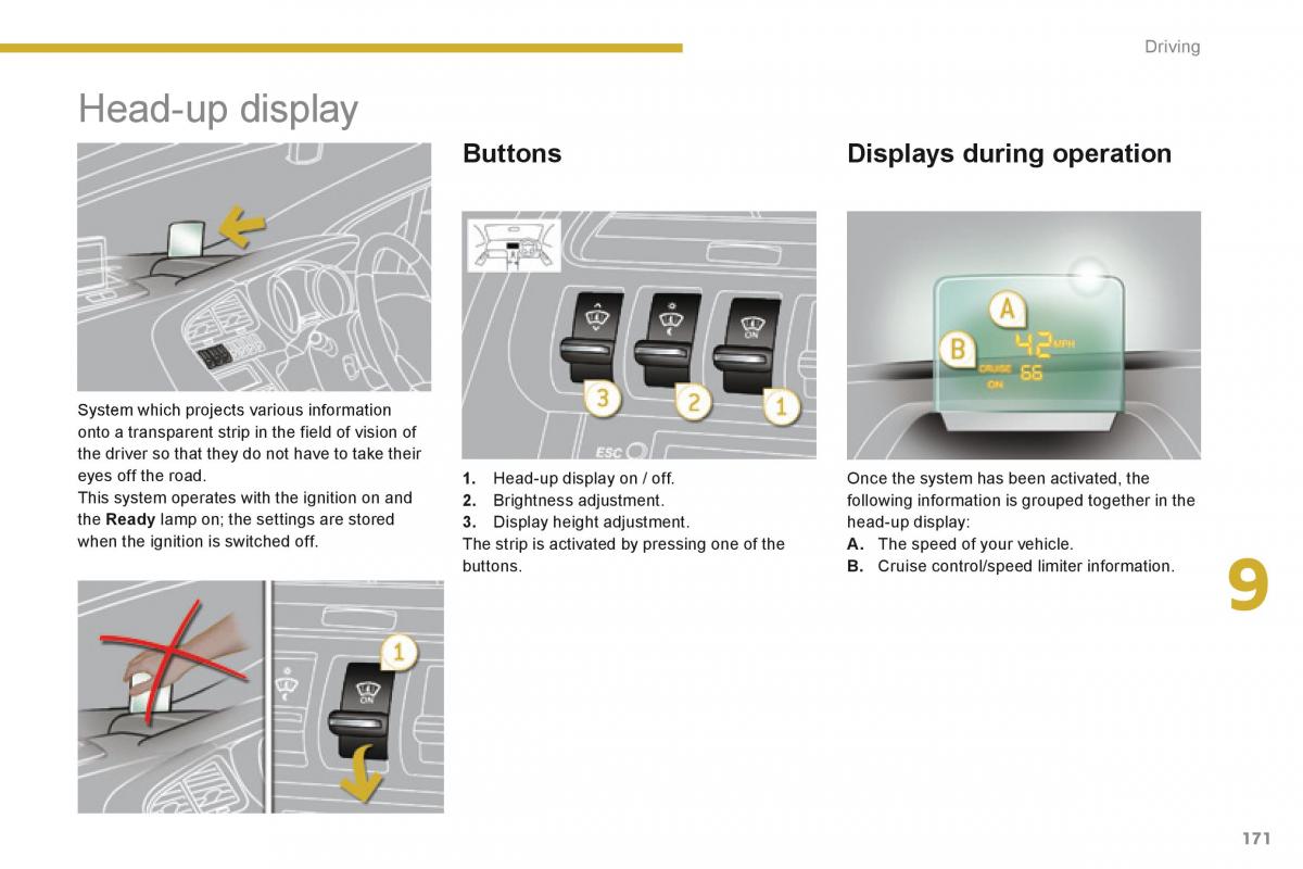 Peugeot 3008 Hybrid owners manual / page 173