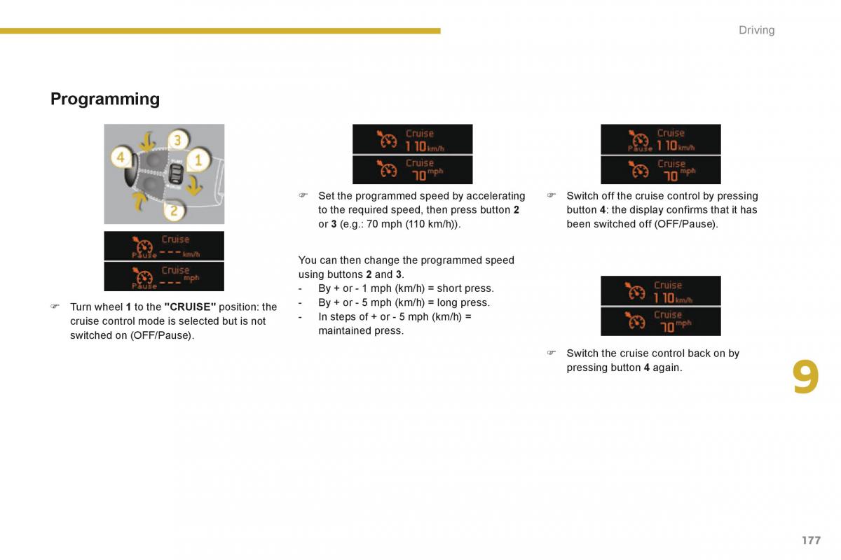 Peugeot 3008 Hybrid owners manual / page 179