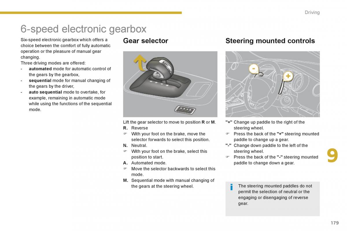 Peugeot 3008 Hybrid owners manual / page 181