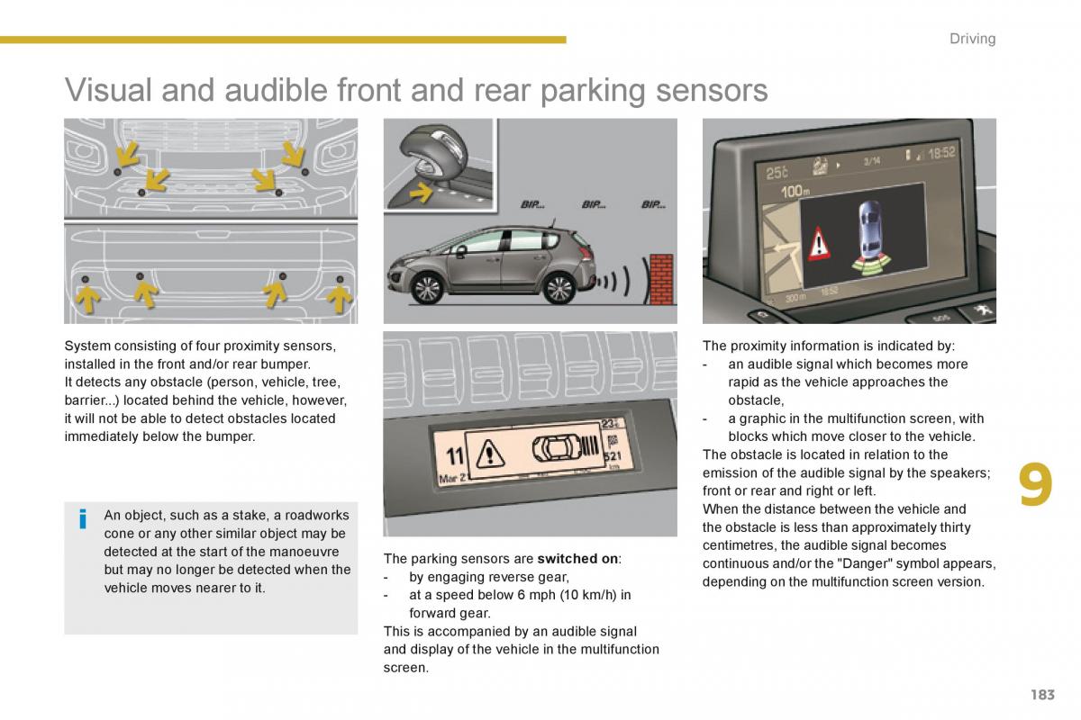 Peugeot 3008 Hybrid owners manual / page 185