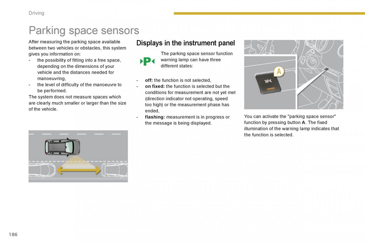 Peugeot 3008 Hybrid owners manual / page 188