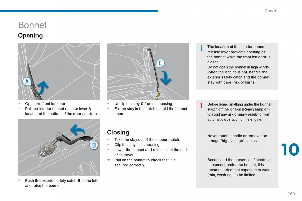 Peugeot 3008 Hybrid owners manual / page 191