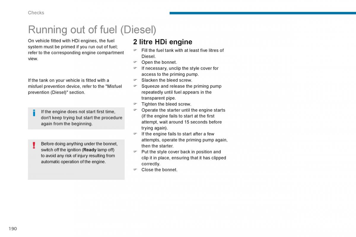 Peugeot 3008 Hybrid owners manual / page 192