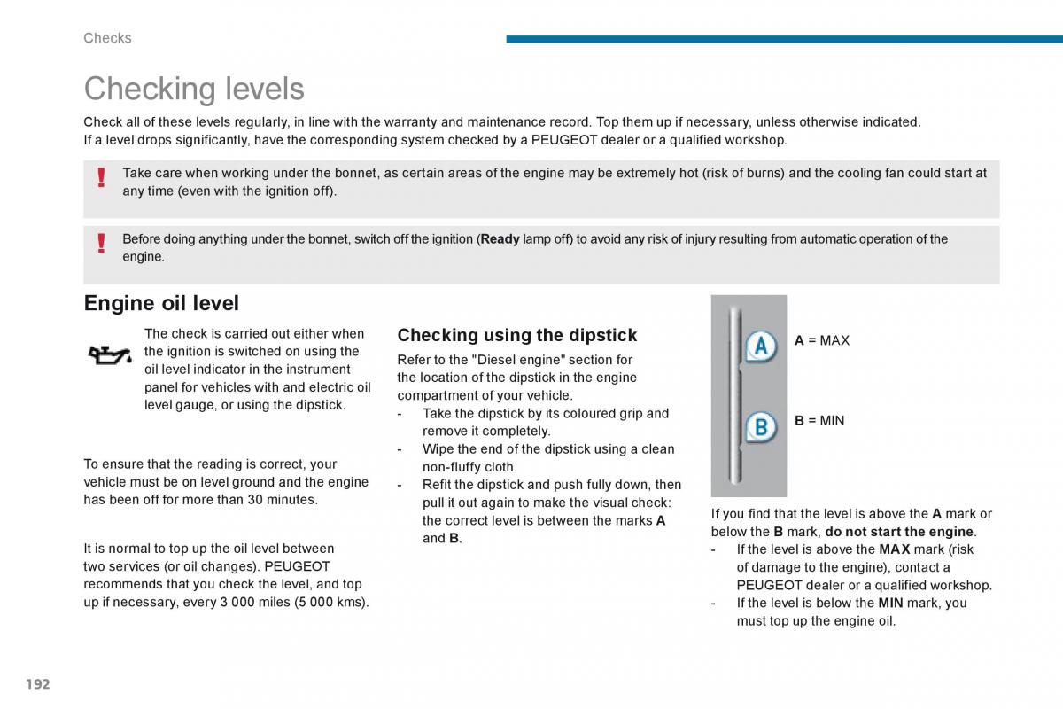 Peugeot 3008 Hybrid owners manual / page 194