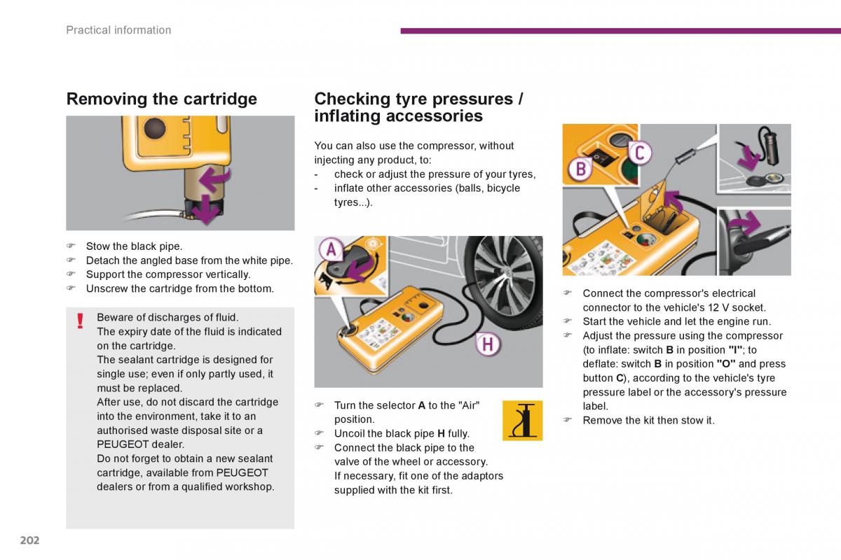 Peugeot 3008 Hybrid owners manual / page 204