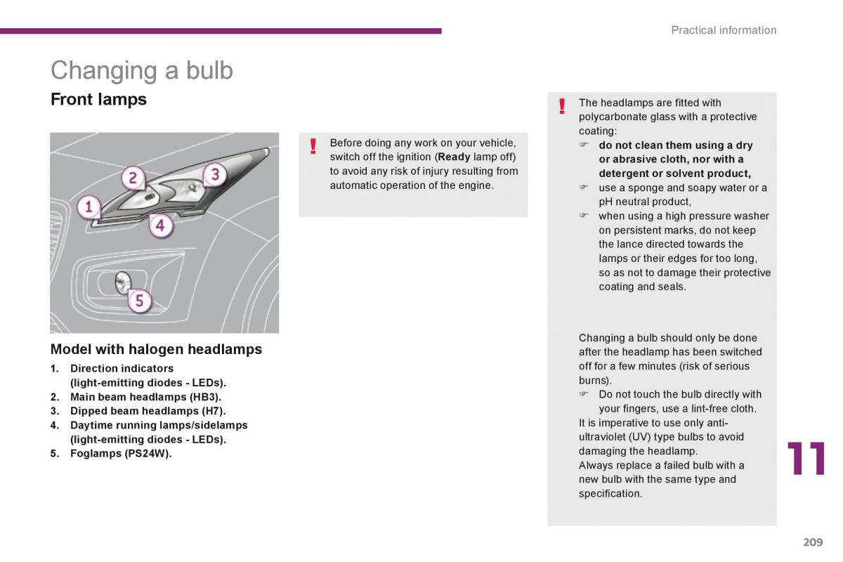 Peugeot 3008 Hybrid owners manual / page 211