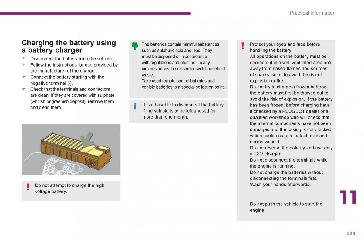 Peugeot 3008 Hybrid owners manual / page 225