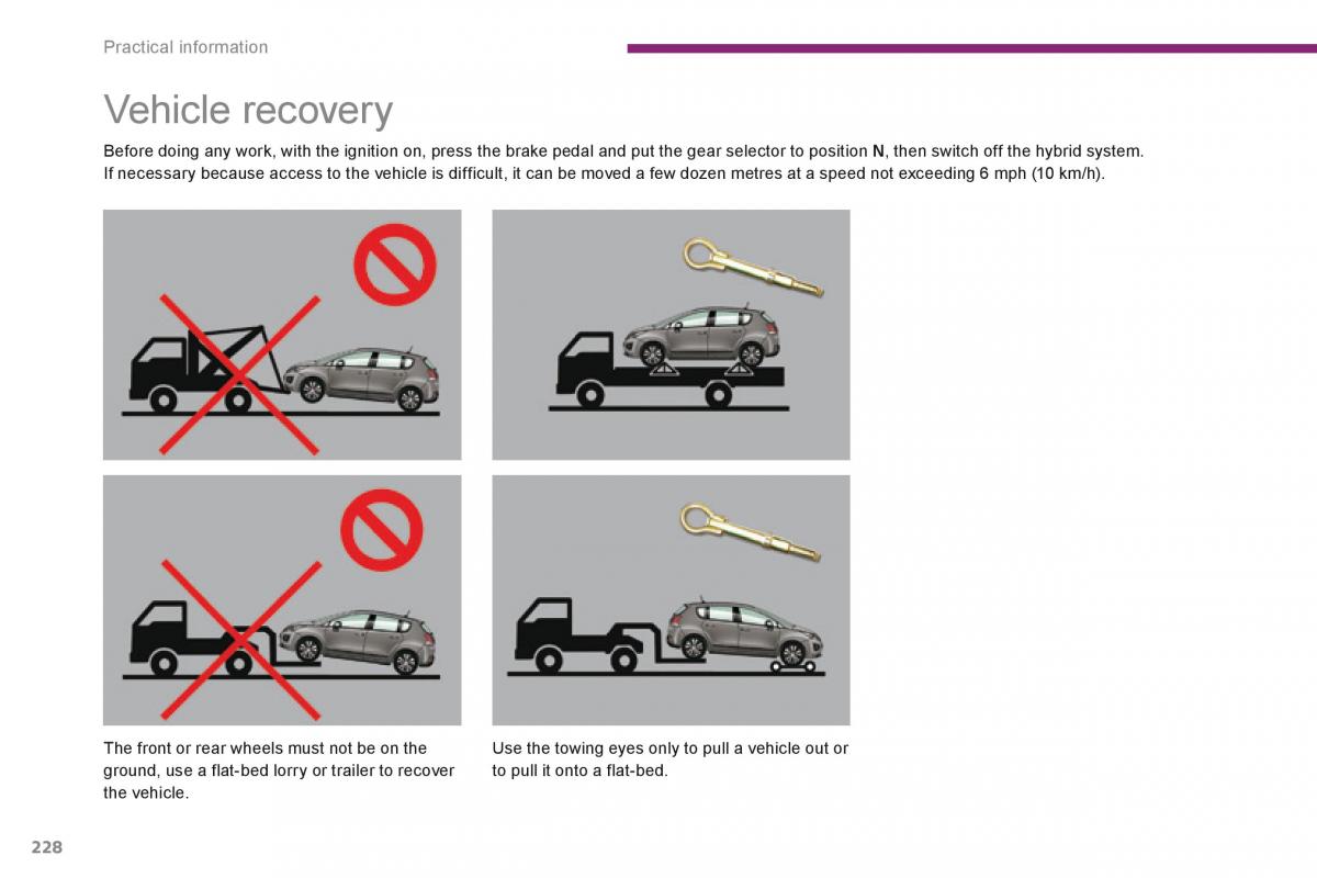 Peugeot 3008 Hybrid owners manual / page 230