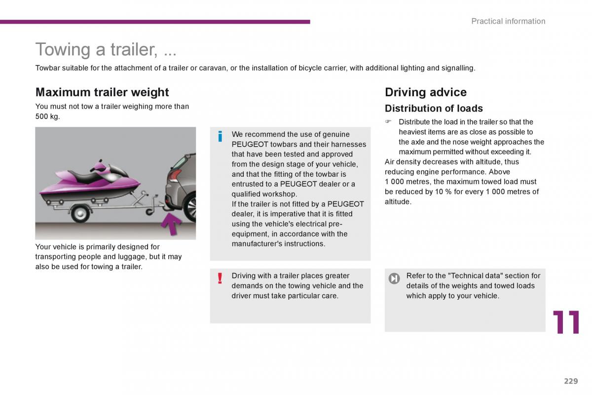 Peugeot 3008 Hybrid owners manual / page 231