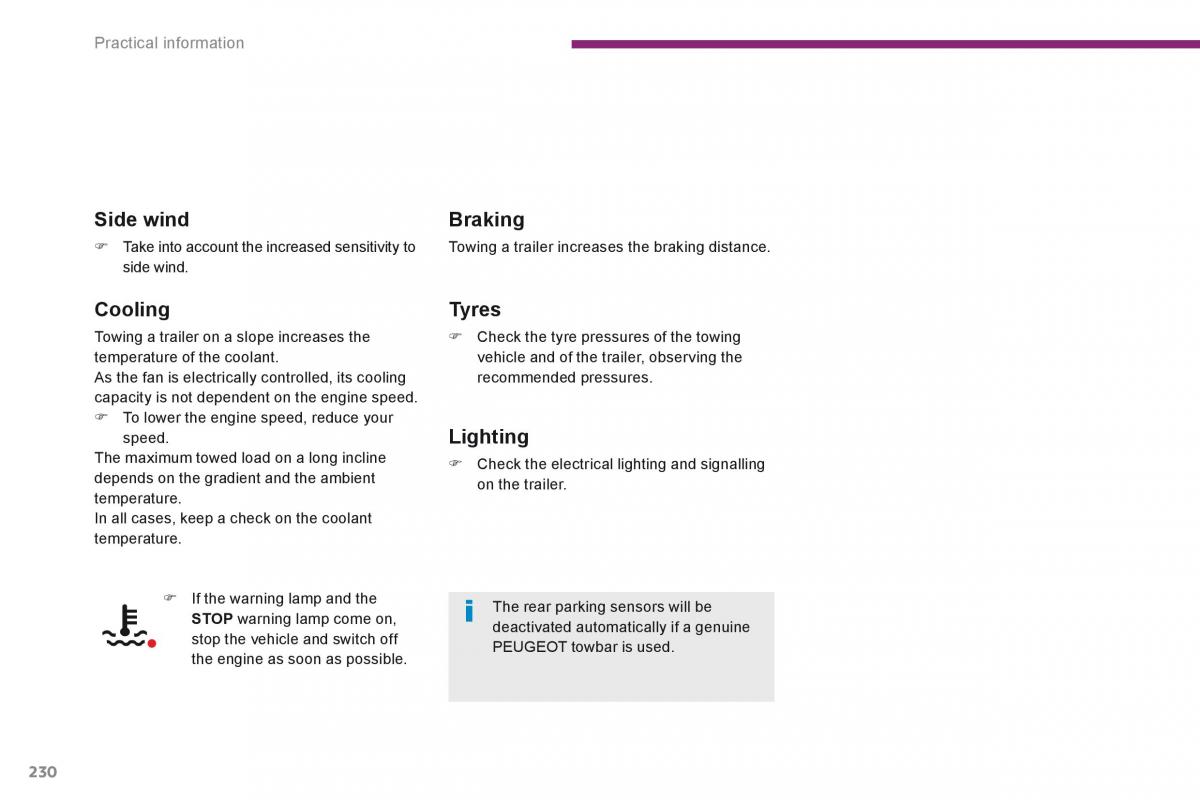 Peugeot 3008 Hybrid owners manual / page 232