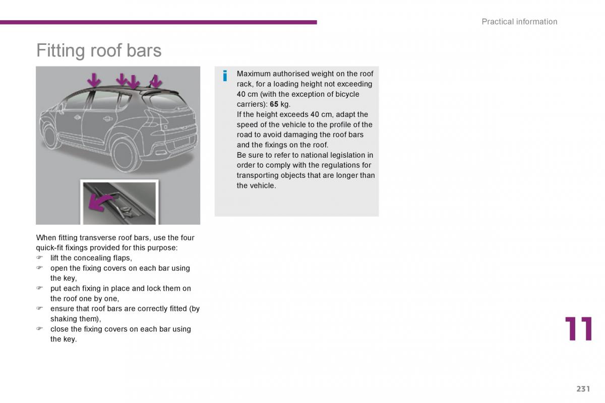 Peugeot 3008 Hybrid owners manual / page 233