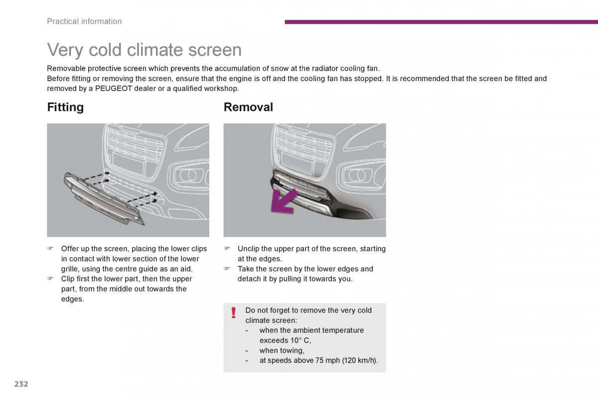 Peugeot 3008 Hybrid owners manual / page 234