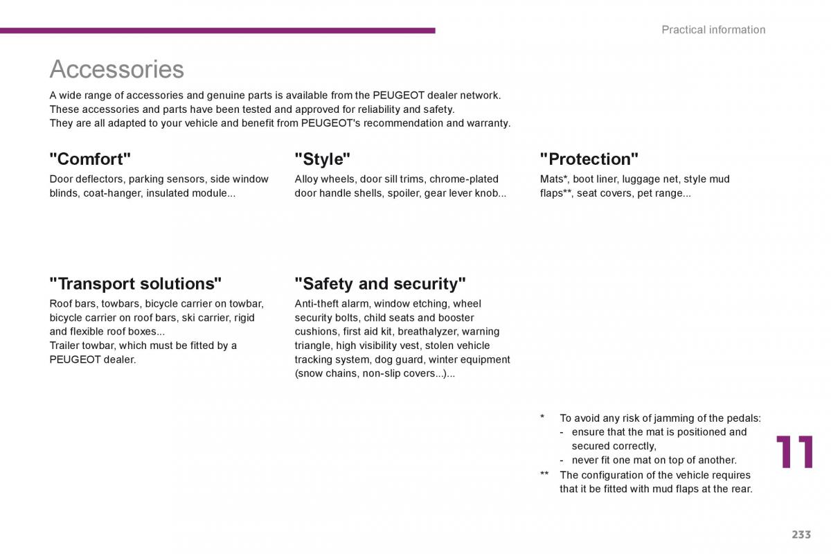 Peugeot 3008 Hybrid owners manual / page 235