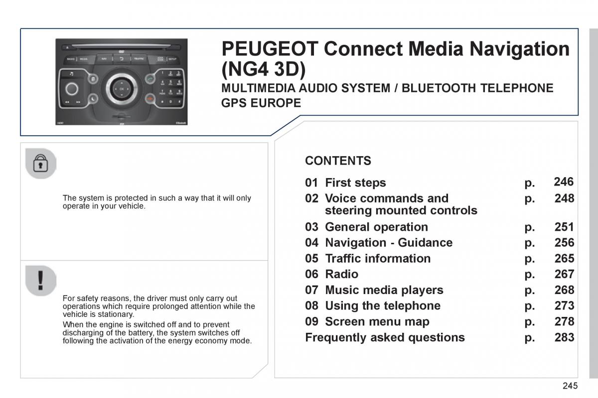 Peugeot 3008 Hybrid owners manual / page 247