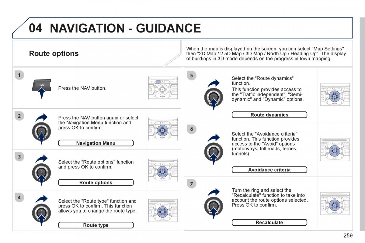 Peugeot 3008 Hybrid owners manual / page 261