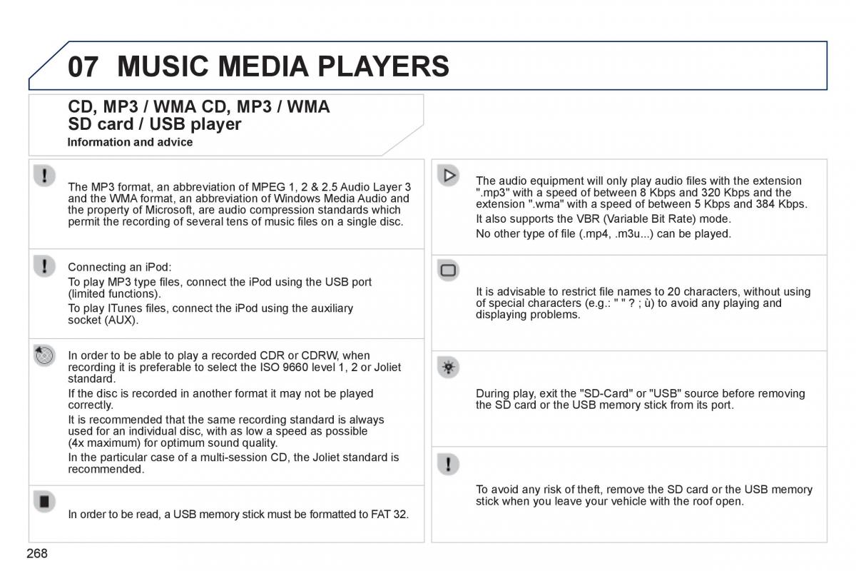 Peugeot 3008 Hybrid owners manual / page 270