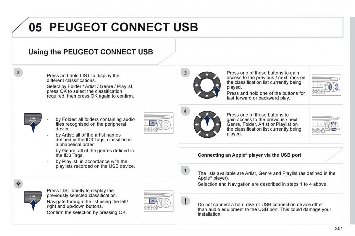 Peugeot 3008 Hybrid owners manual / page 353