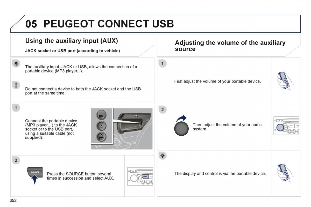 Peugeot 3008 Hybrid owners manual / page 354