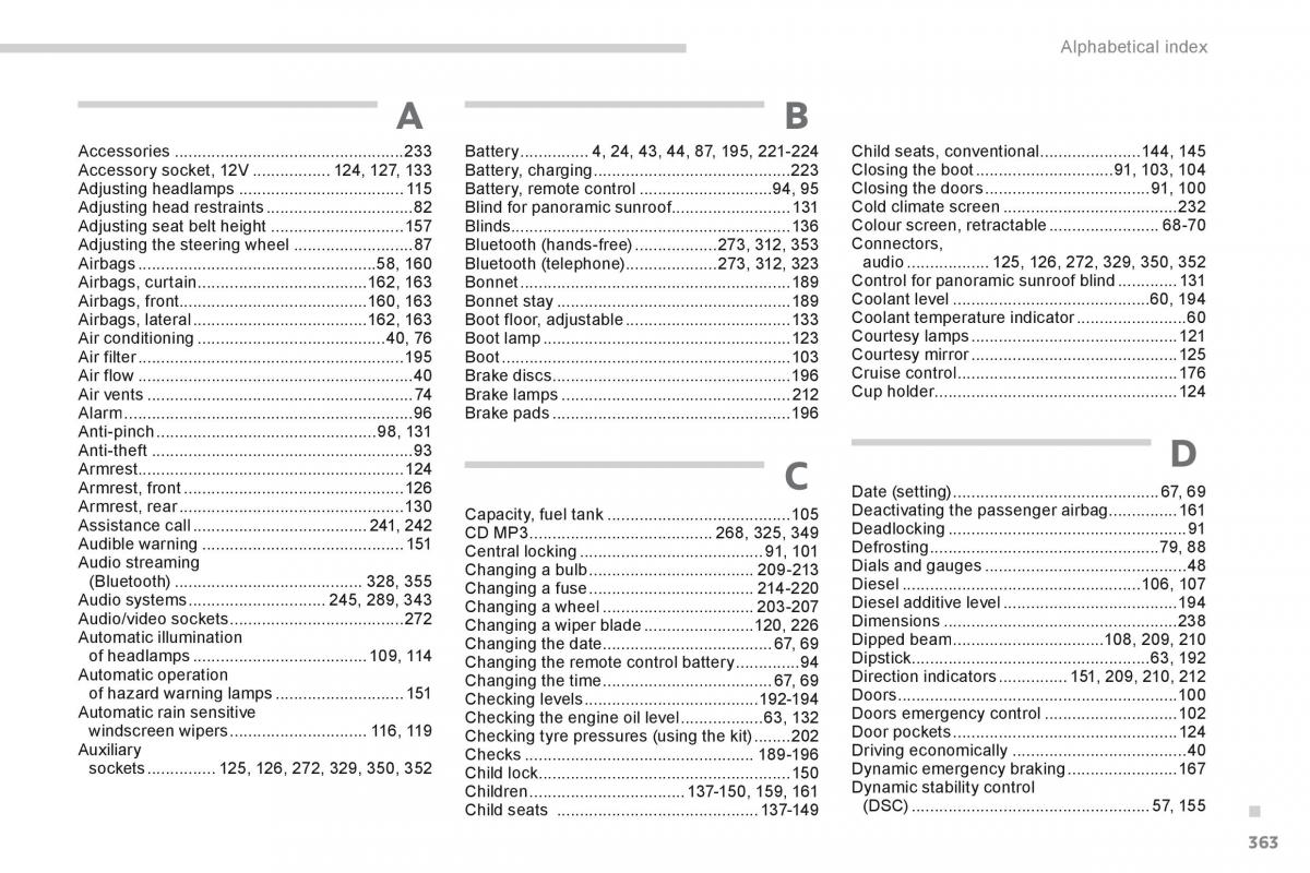 Peugeot 3008 Hybrid owners manual / page 365