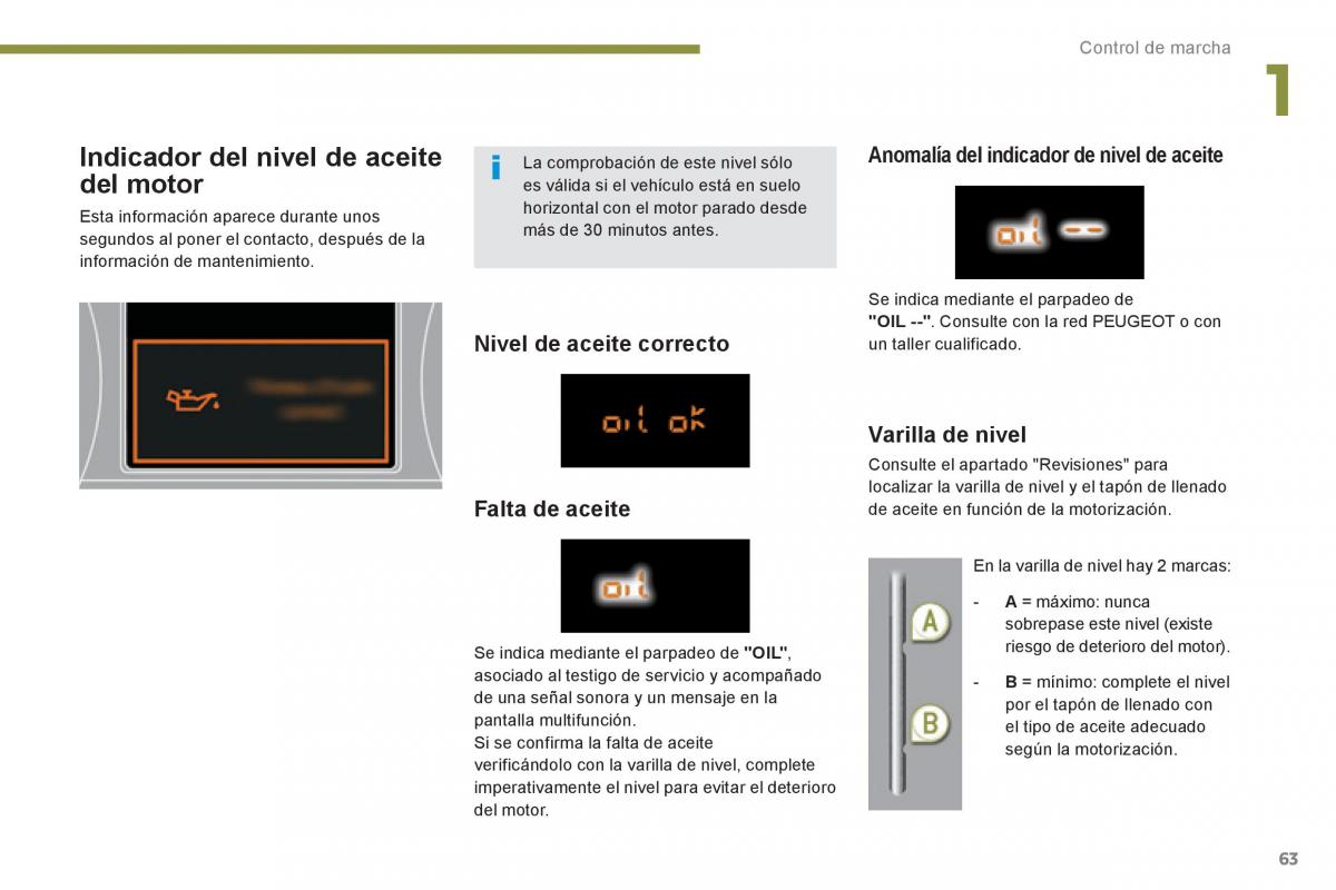 Peugeot 3008 Hybrid manual del propietario / page 65