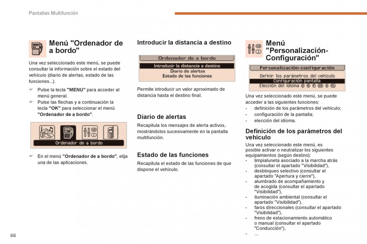 Peugeot 3008 Hybrid manual del propietario / page 68