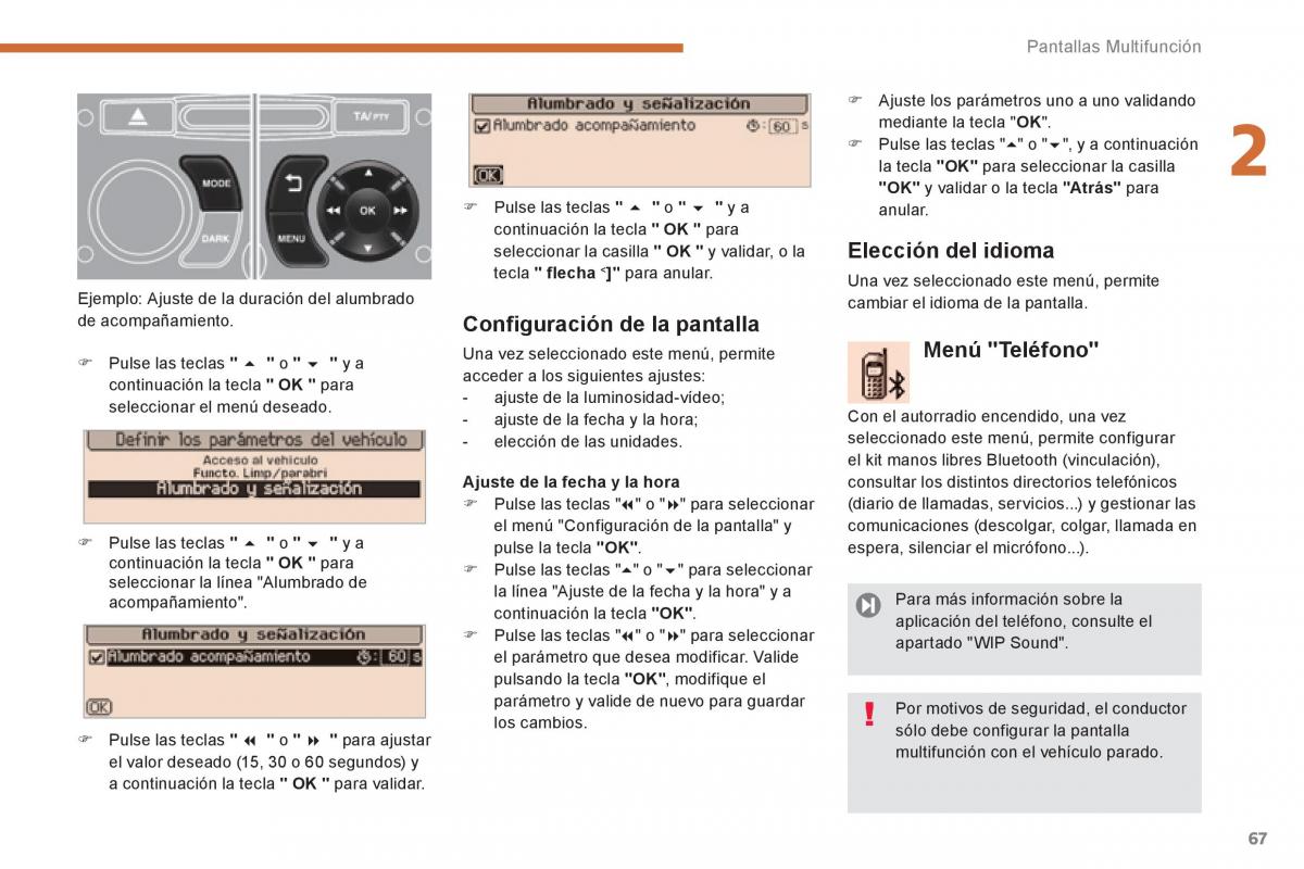 Peugeot 3008 Hybrid manual del propietario / page 69