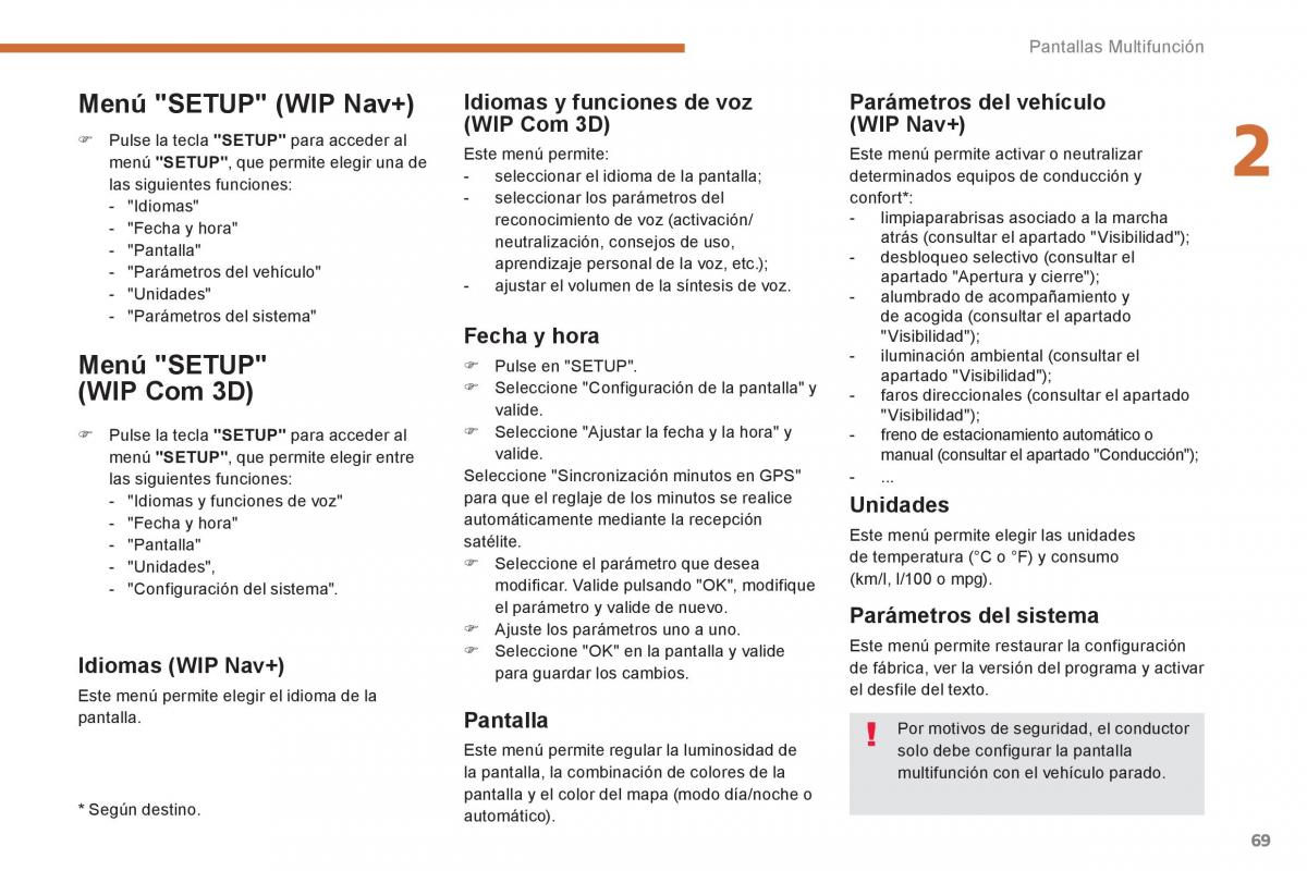 Peugeot 3008 Hybrid manual del propietario / page 71