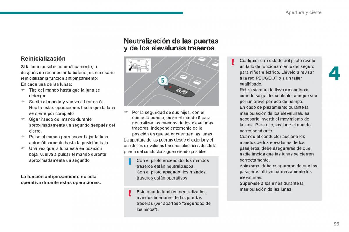 Peugeot 3008 Hybrid manual del propietario / page 101