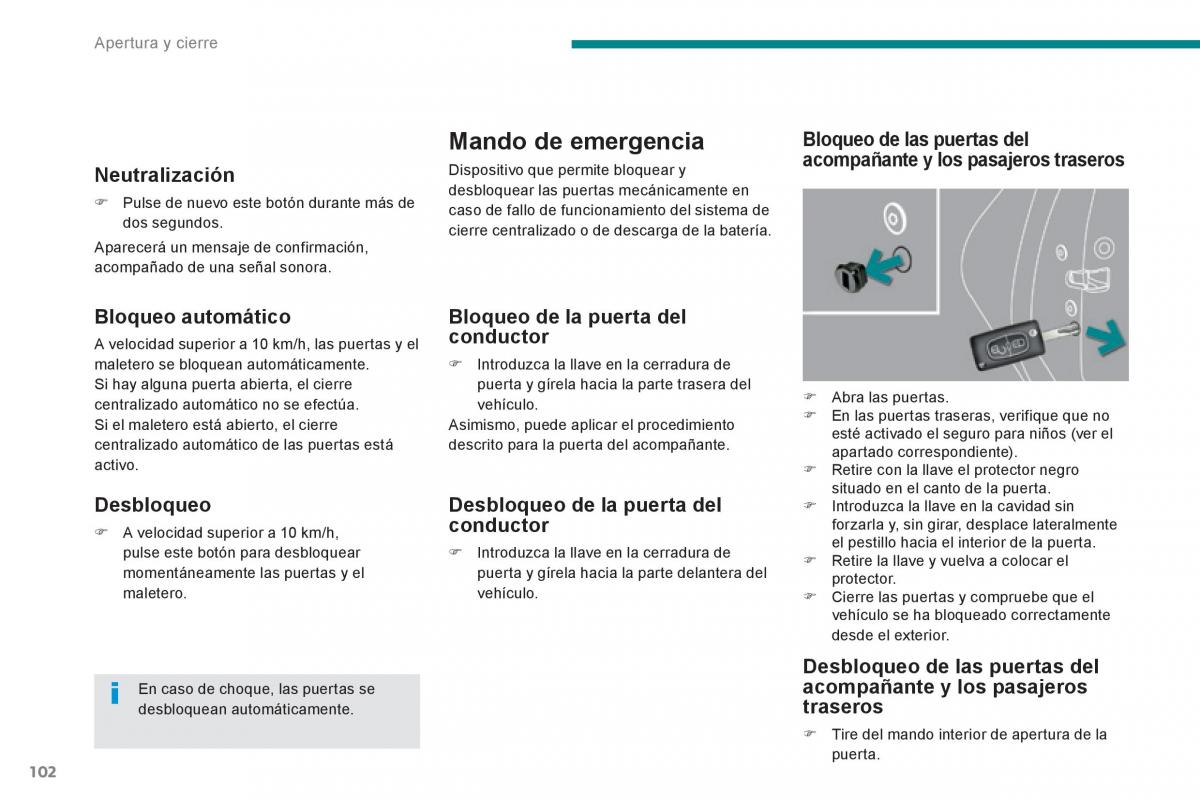 Peugeot 3008 Hybrid manual del propietario / page 104